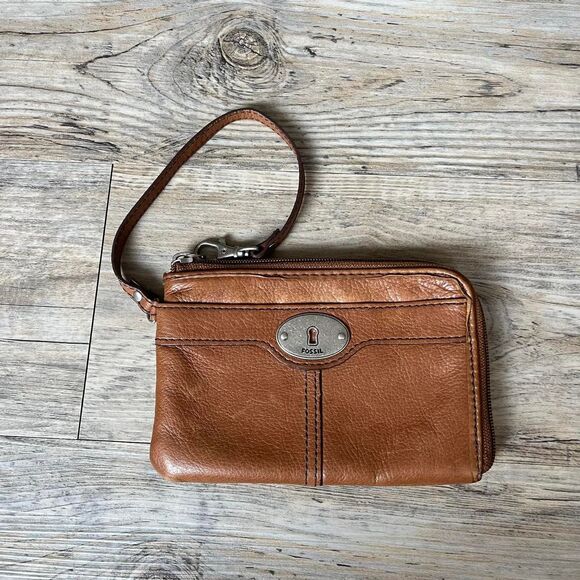 Fossil Women's Wallet Brown and Tan Vintage Leather - Picture 1 of 8